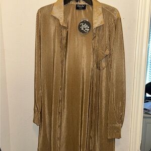 Gold Long Sleeve Blouse